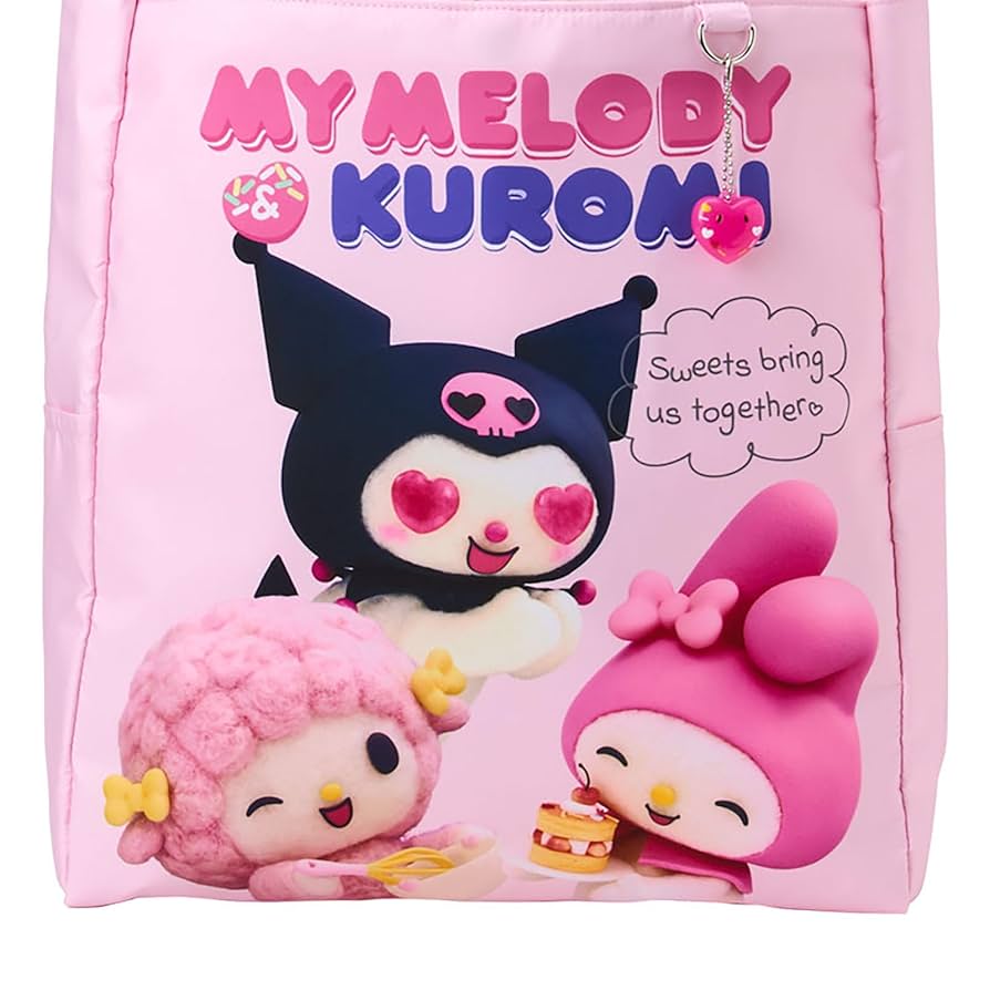 アニメ MY MELODY & KUROMI トートバッグ Amazon.co.jp: サンリオ(SANRIO) トートバッグ（Netflix